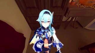 POV fucking Eula doggystyle sy mameno azy amin&#039;ny cum.