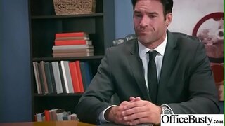 (فالنتينا Nappi) مطيع وقحة كبيرة الثدي فتاة الحصول على مسمر في مكتب vid-30